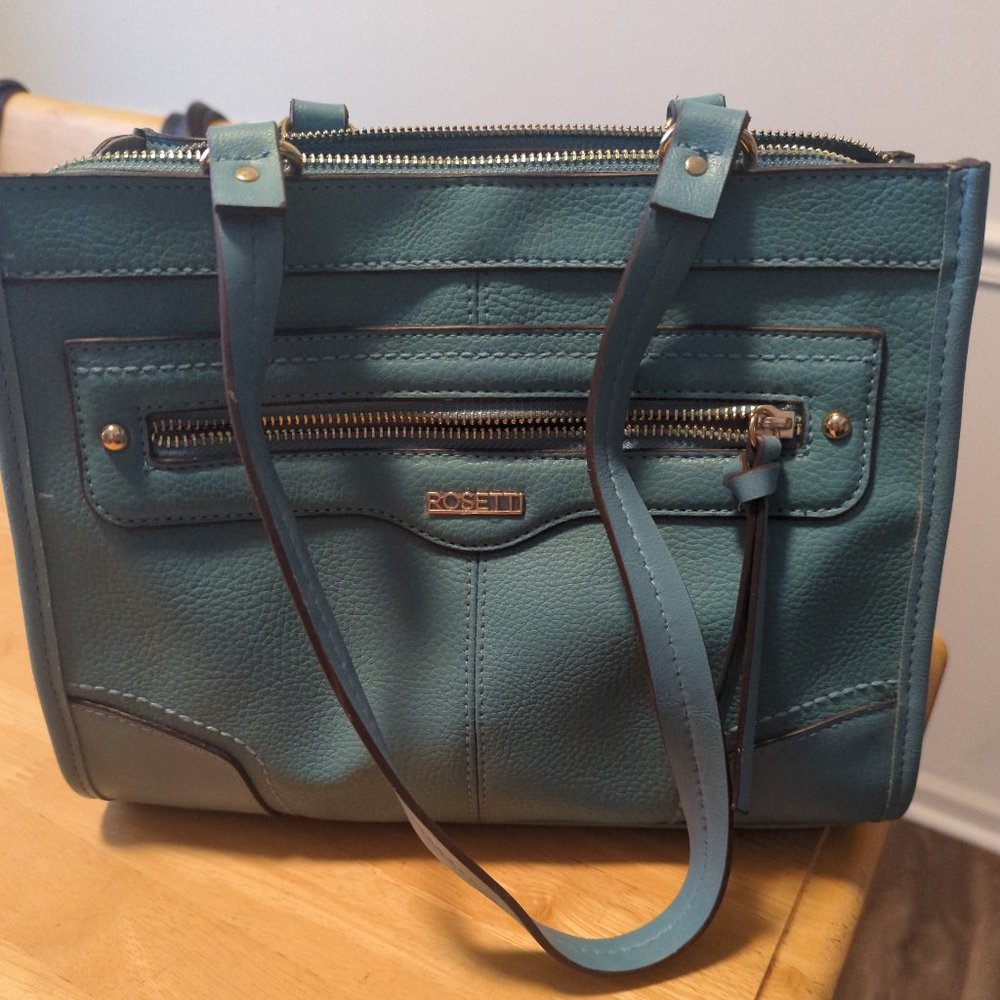 Teal handbag